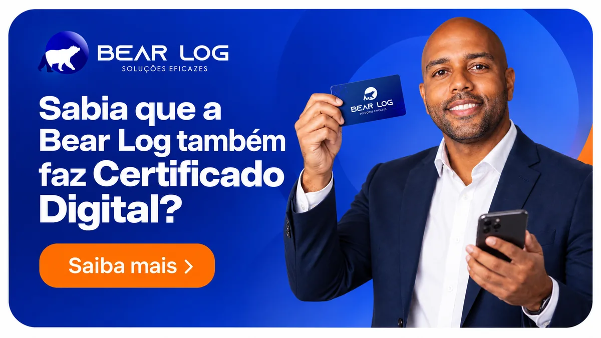 A Bear Log também faz certificado digital. Fale no WhatsApp.
